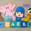 Pocoyo en madera