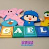 Pocoyo en madera