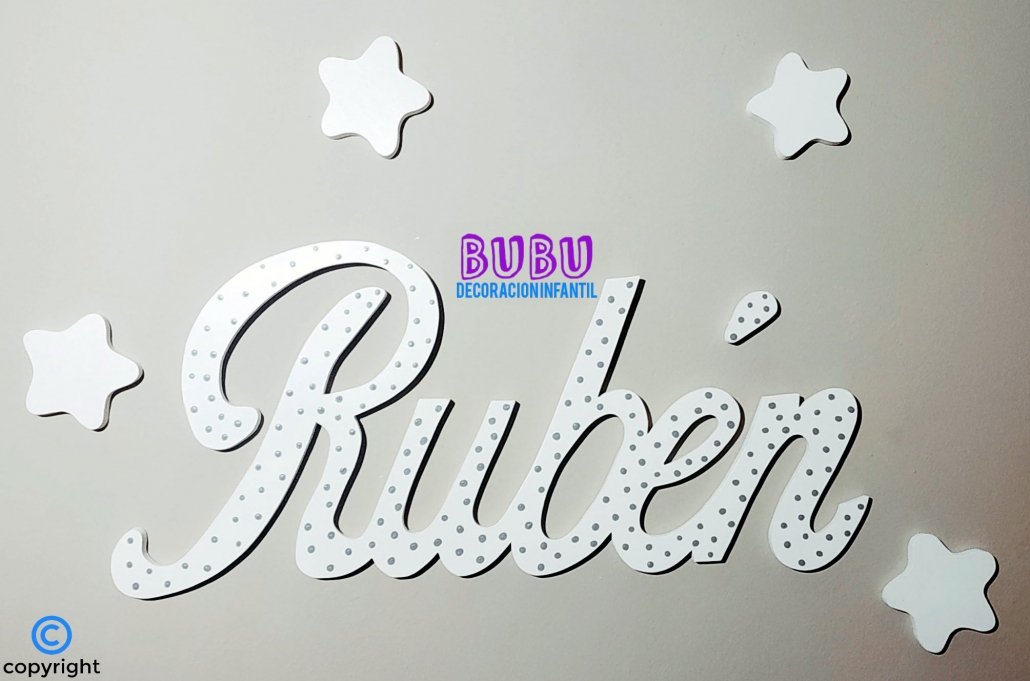 letras en madera para pared