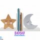 Sujetalibros personalizados en madera con tus diseños favoritos de dibujos y personajes infantiles