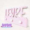 Percheros infantiles personalizados con nombre y bonitos diseños para decoración de habitación infantil. PERCHEROS INFANTILES PARA PARED en madera natural de pino PERCHEROS PARA HABITACIONES INFANTILES DECORACION