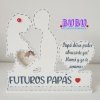 SILUETA PORTAECO EN MADERA PARA ECOGRAFIA PERSONALIZADA. marco para ecografia. portaecografia en madera. portaeco personalizado. SILUETA PORTAECO DE LOS PAPAS EN MADERA PARA ECOGRAFIA PERSONALIZADA