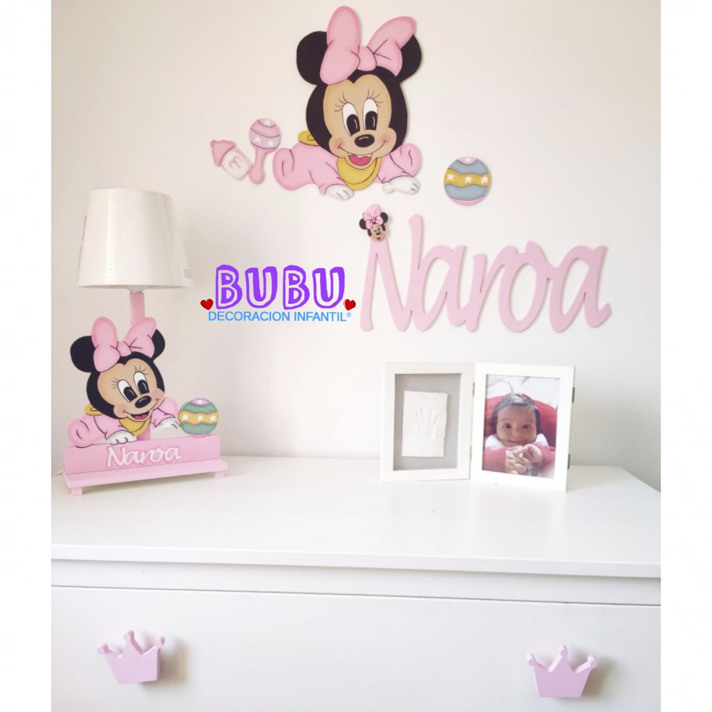 Conjuntos decorativos para pared habitaciones infantiles SILUETAS Y NOMBRE EN MADERA DECORACION INFANTIL